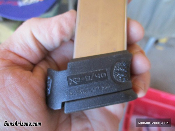 Springfield XD9, XD Magazines: 13 & 16 round