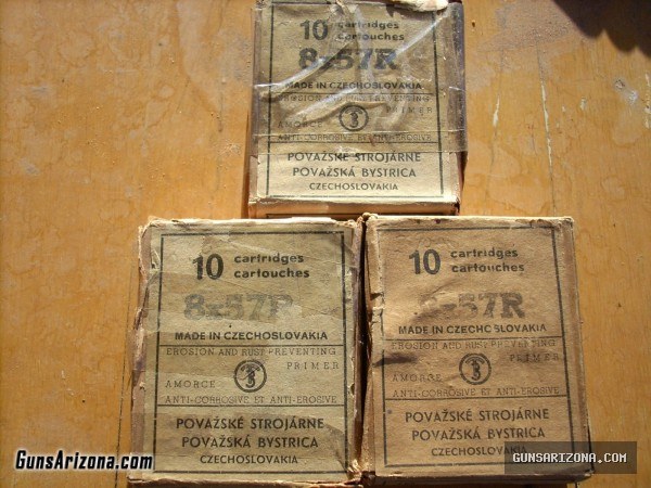 8x57R Factory Ammo
