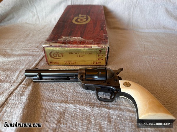 Colt 2nd Gen Single Action Army SAA .45 LC 4.75