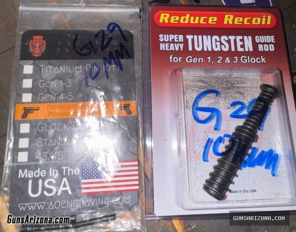 OEM GLOCK 29 Gen3 TRIGGER PIN SET & Guide ROD
