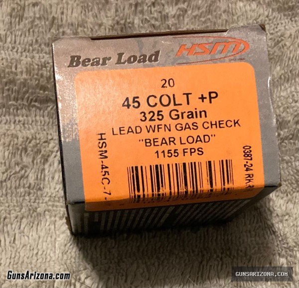 45 Colt +P Ammo