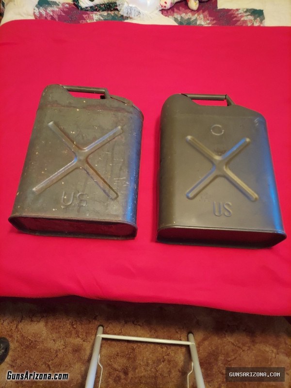 US GI STEEL 5 GALLON FUEL & WATER CAN