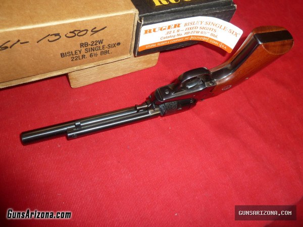 1986 RUGER BISLEY SINGLE SIX .22LR 6.5