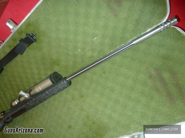 WEATHERBY MK V ACCUMARK 30-378 W/ LEUPOLD LONG RANGE TACTICAL SCOPE