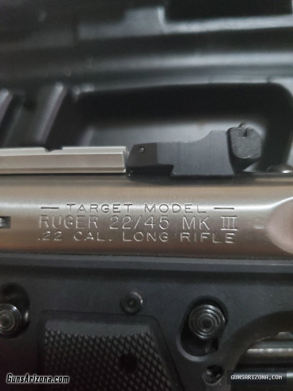 Ruger MarK 3 III 22/45 Target Model Pistol .22LR