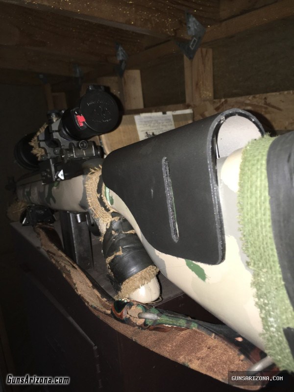 Springfield M1a Counter Sniper Dual Lug Receiver McMillan Stock HBAR 22