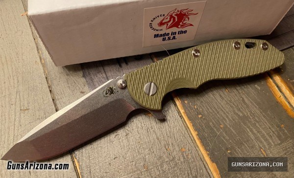 RICK HINDERER XM18 3.5” ODG/Ti w/Lanyard