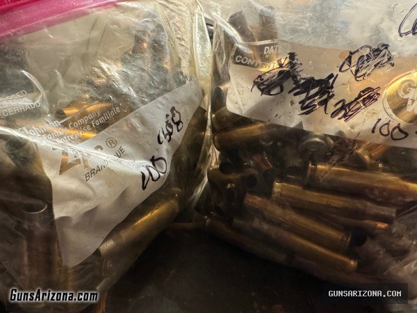 556/223 & 308 Once Fired DIRTY BRASS (500 pieces)