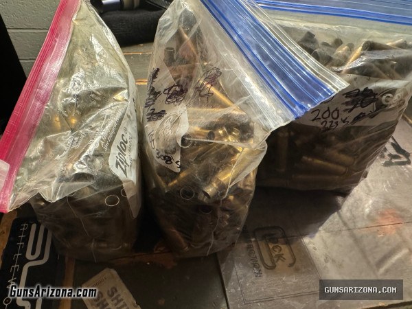 556/223 & 308 Once Fired DIRTY BRASS (500 pieces)