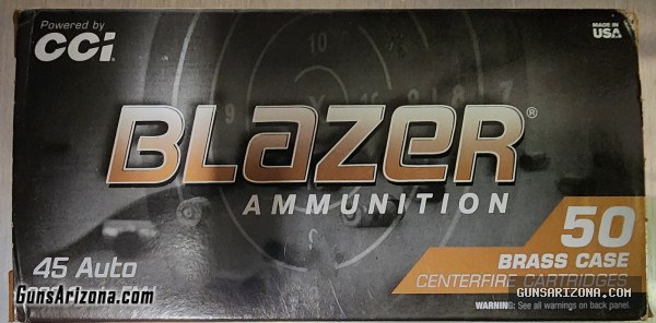 CCI BLAZER 45 cal. Ammo for sale