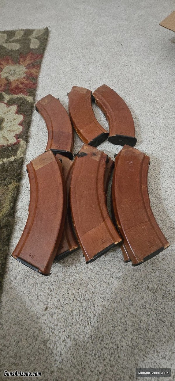 Russian Izhmash 30rnd baklite magazines