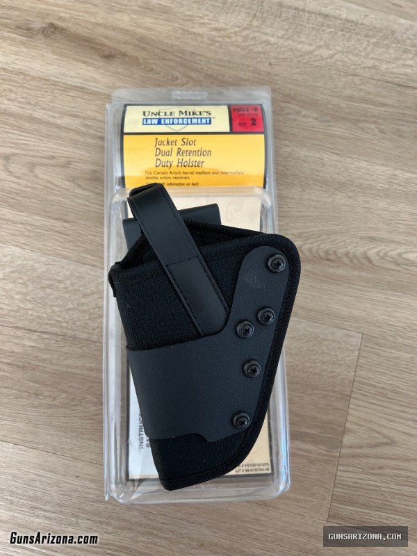 Uncle Mike’s Jacket Slot Dual Retention Duty Holster LH Size 2