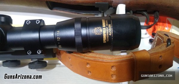 Springfield M-1A Standard w/ SA Govt. Mdl 4-14x56 scope