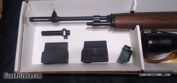 Springfield M-1A Standard w/ SA Govt. Mdl 4-14x56 scope