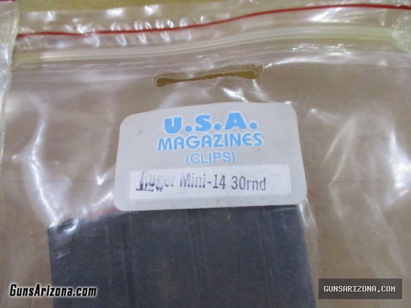 Mini 14 30 round magazines made in U.S.A. you get 2