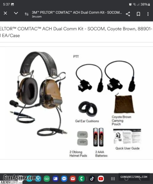 Peltor comtac v  comms