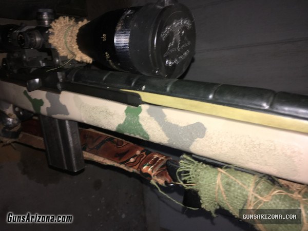 Springfield M1a Counter Sniper Dual Lug Receiver McMillan Stock HBAR 22
