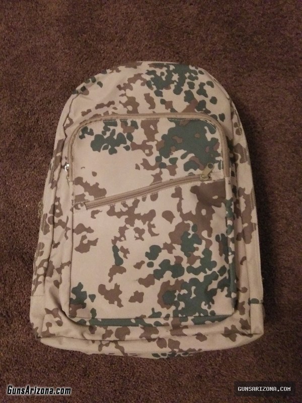 German tropentarn desert camo backpack
