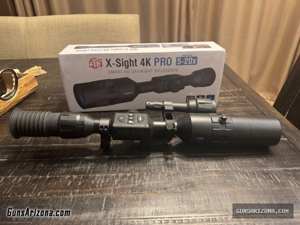 ATN X-SIGHT 4K PRO 5-20X NIGHT VISION SCOPE