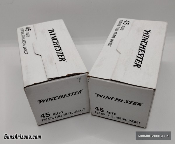 Winchester 45 ACP Ammo $90