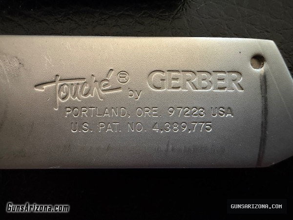 Vintage Bird Dog Touche’ by Gerber Buckle Knife