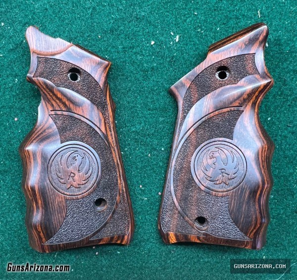 Ruger Mk IV Oversized Wood Target Grips