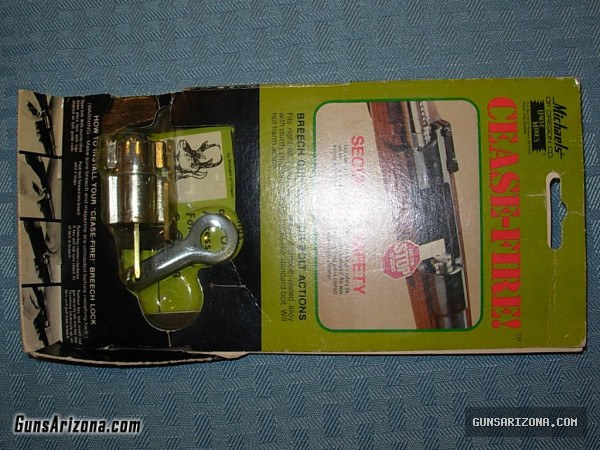 Breech gun lock for bolt actions