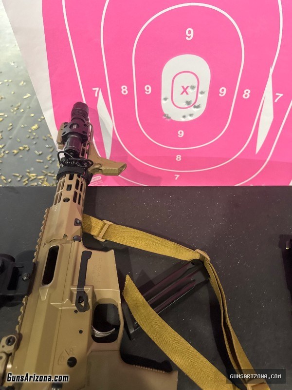 AR-9 with upgrades (suppressor ready) aero precision
