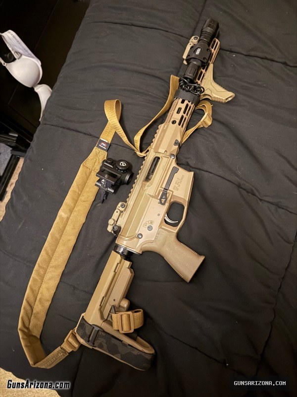 AR-9 with upgrades (suppressor ready) aero precision