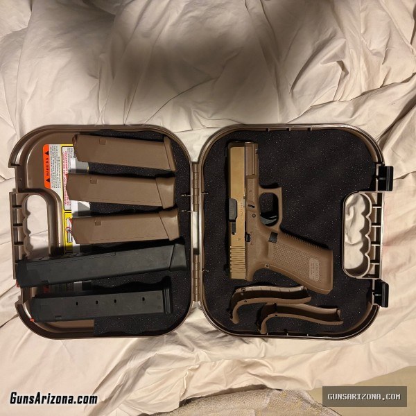 Glock 19 FDE TAN PENUT BUTTER