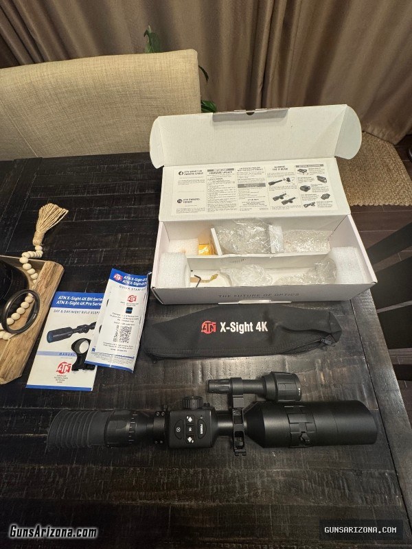 ATN X-SIGHT 4K PRO 5-20X NIGHT VISION SCOPE