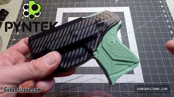 New PYNTEK IWB Holster - Ruger LCP II - Kydex (Carbon Fiber) - RH - 10 Degree
