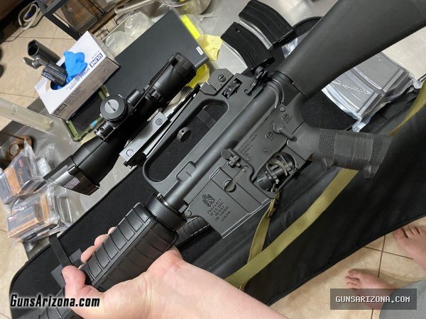 Retro SA-16A2 Military Springfield AR15 223/556 w scope