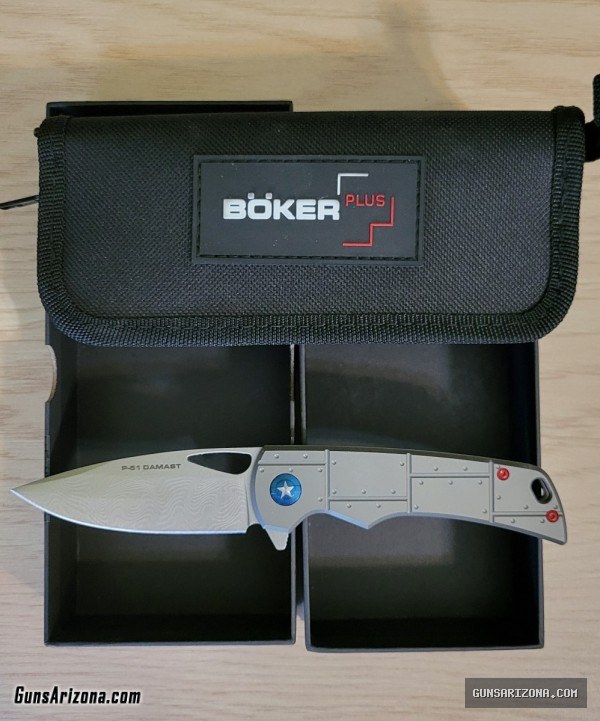 Boker Plus P-51 Mustang Damast