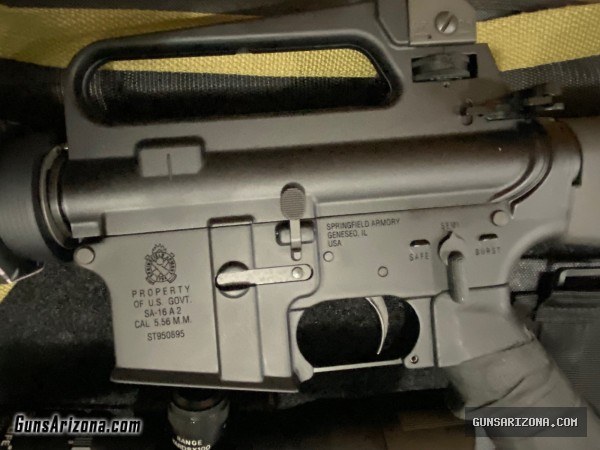Retro SA-16A2 Military Springfield AR15 223/556 w scope