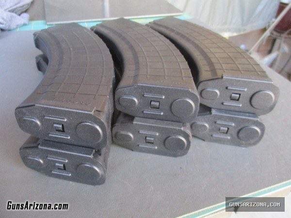 Six, 6 AK Magazines, 7.62x39 / Sig MPX Magazine