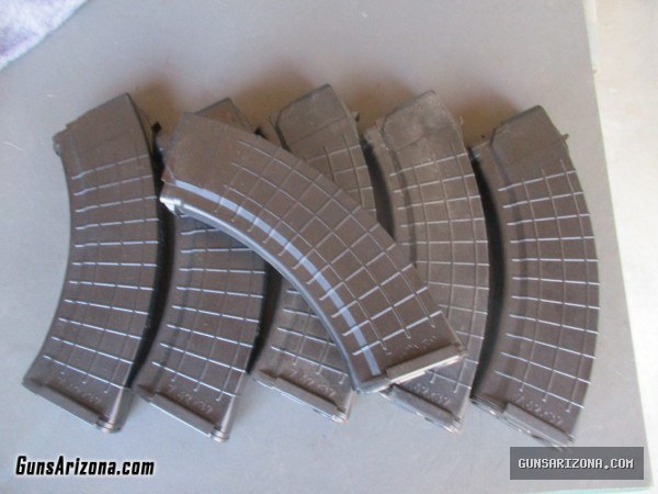 Six, 6 AK Magazines, 7.62x39 / Sig MPX Magazine