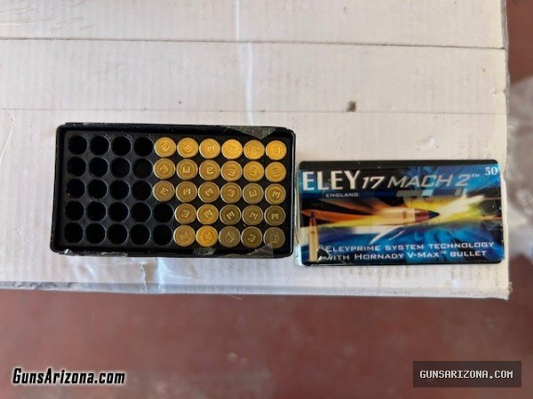 CCI .17 Cal Mach 2 Ammo