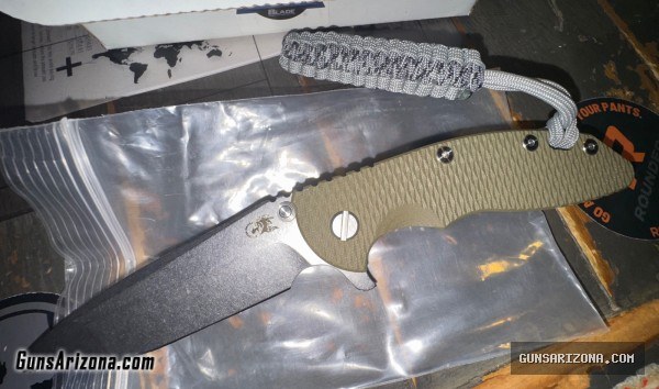 RICK HINDERER XM18 3.5” ODG/Ti w/Lanyard