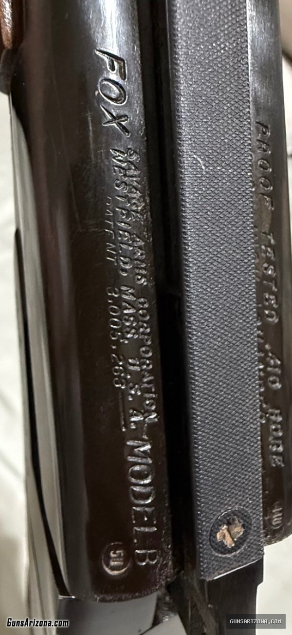 Savage Fox model B 410 shotgun