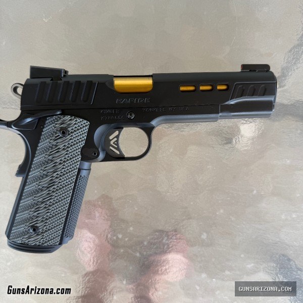 Kimber 1911 Rapide 45 ACP Black and Gold