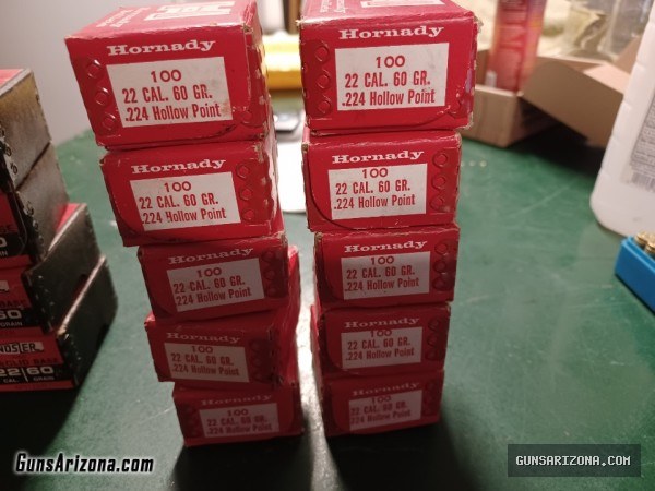 .22 bullets for reloading