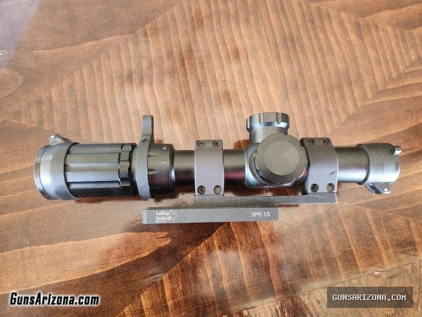 Swfa ss hd 1-6 ffp lpvo on larue tactical qd mount (Japanese glass)