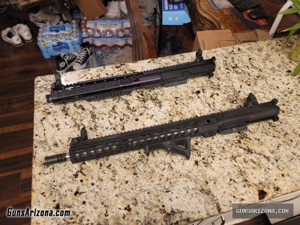 AR15 uppers for sale 16" Stainless and 10.5" AR receivers