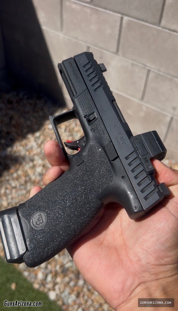 CZ P10C Ported + 2 holsters&upgrades