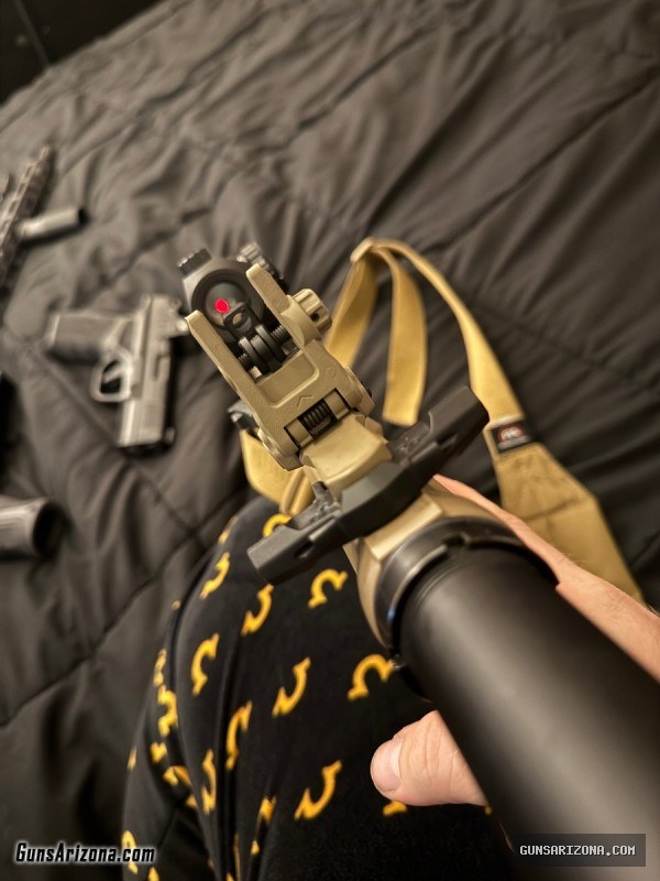 AR-9 with upgrades (suppressor ready) aero precision
