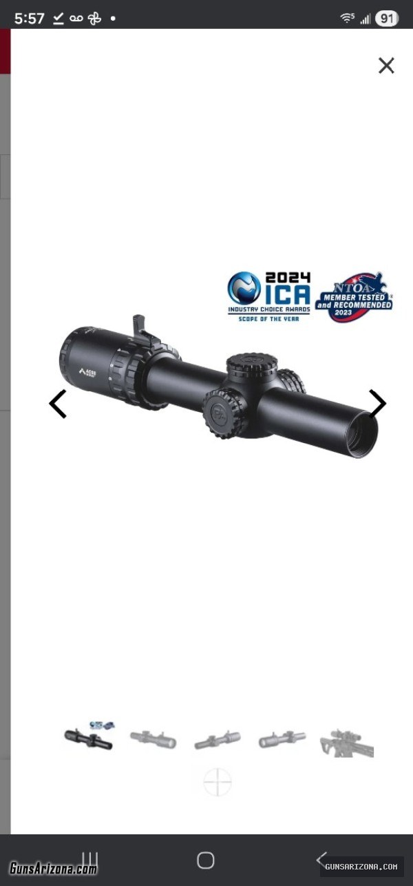 Primary arms slx nova 1-6 fiber optic