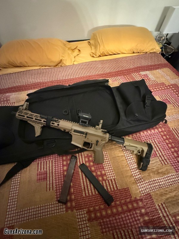 AR-9 with upgrades (suppressor ready) aero precision