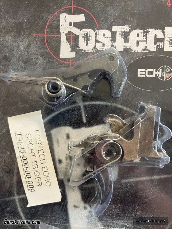 Binary trigger fostech echo sport w/ H2 buffer and extra power buffer spring