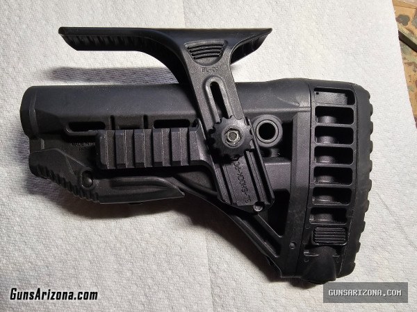 FAB DEFENCE BUTTSTOCK MONOPOD BUILT-IN ADJUSTABLE CHEEK REST $ 150.00 I WILL NOT RESPOND TO